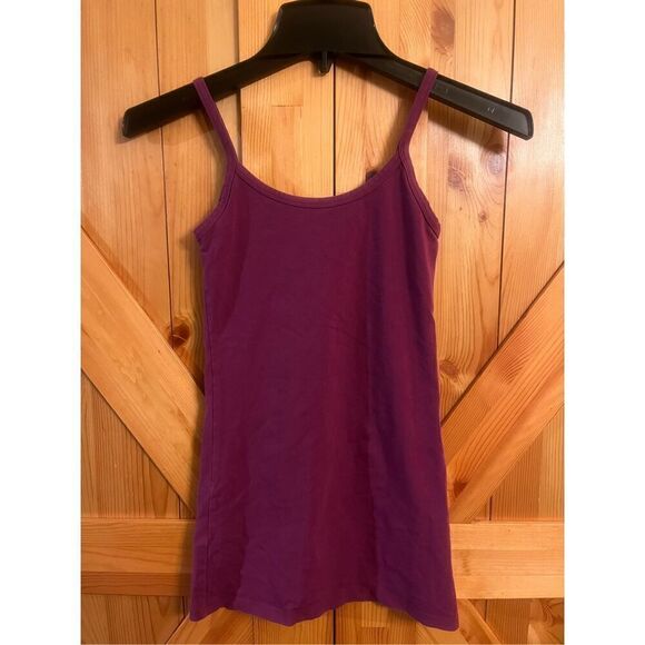 Buckle BKE Core Top Womens XS Purple spaghetti, strap, ￼V Neck Pullover Tank (39 - Picture 2 of 4